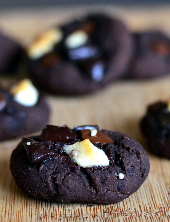 SUKKERFRIE TRIPPEL CHOCOLATE BROWNIE COOKIES