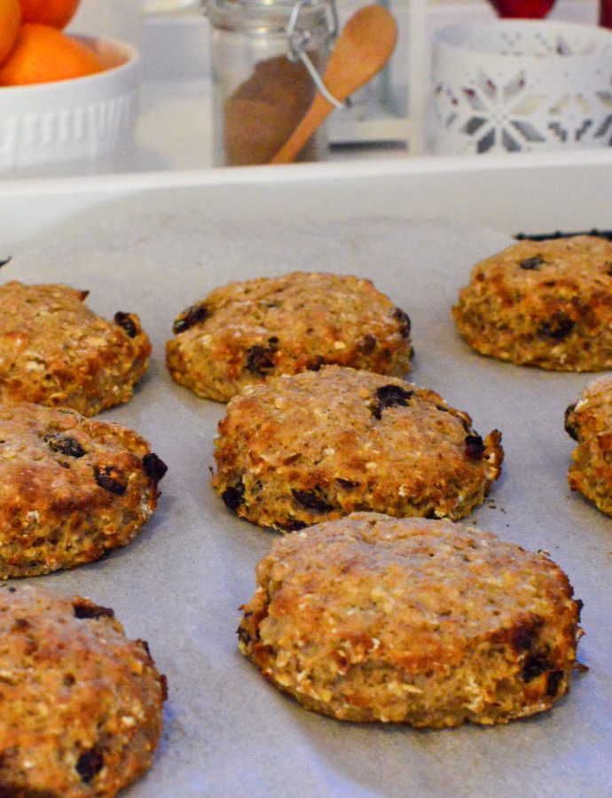 «JULEBRØD»-SCONES PÅ 1-2-3