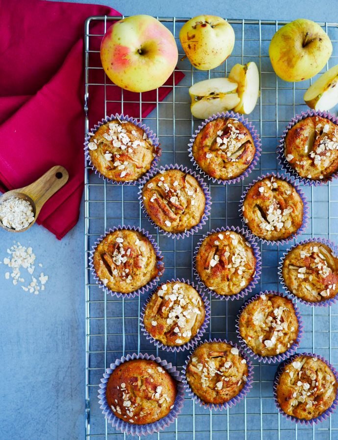 PROTEINRIKE OG SAFTIGE EPLEMUFFINS