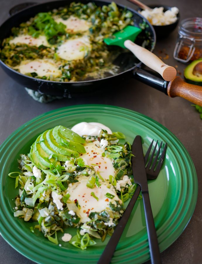 DIGG OG NÆRINGSRIK GRØNN SHAKSHUKA