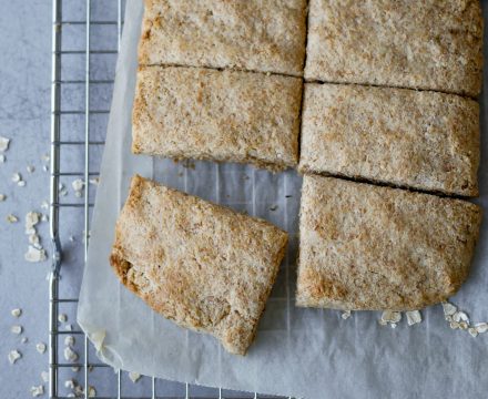 GROVE HAVRE-SCONES PÅ 1-2-3