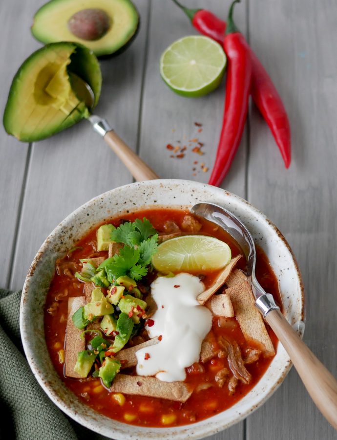 NÆRINGSRIK TACO-SUPPE MED LITT EKSTRA VARME